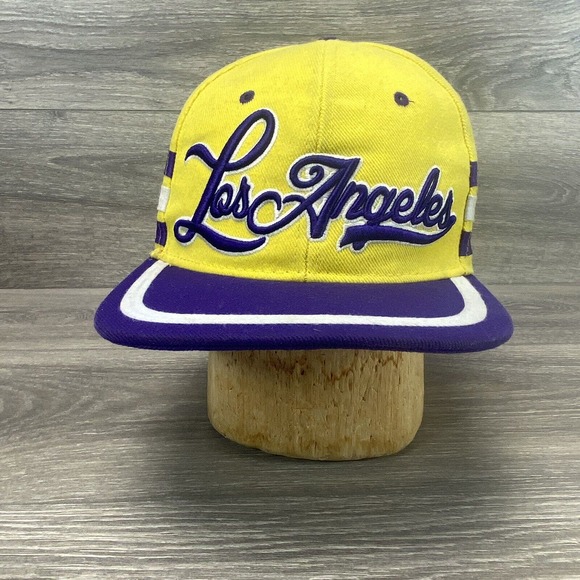 Los Angeles Collectors Edition Seventy Seven Hat Yellow Purple Snapback Cap Hat - Picture 1 of 8